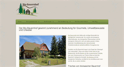 Desktop Screenshot of bio-bauernhof.de