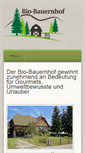 Mobile Screenshot of bio-bauernhof.de
